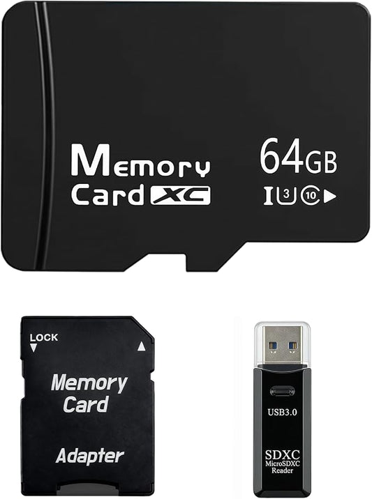 64GB Micro SD Card for Dashcam & Security Camera U3 V30 A1 | High Endurance by Unknown