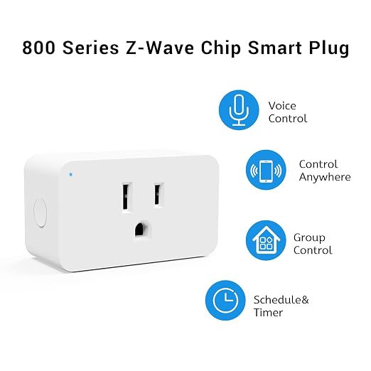 New One Zwave Plug 2 Pack, 800 Series Z-Wave Smart Plug, Zwave Outlet S2 - Image 2