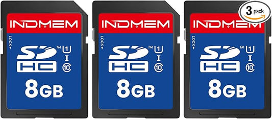 8GB SD Card, C10 SDHC UHS-I Memory Cards U1 Class 10 High-Speed Full 4K HD by elecacc