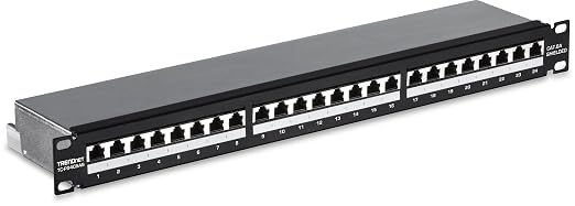 TRENDnet 24-Port Cat6A Shielded Patch Panel, 1U 19" Metal Housing, 10G Ready - Image 8