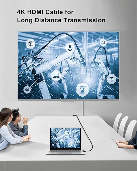 50ft HDMI Cable, Ultra High Speed Long HDMI Cables Support 4K 60Hz 2K 1080p 3D - Image 7