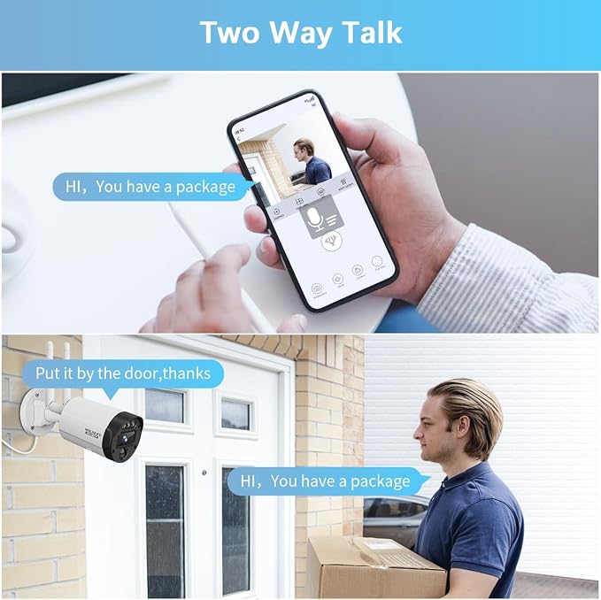 【90 Days Storage】 Outdoor Wireless Security Camera System, Wireless Cameras - Image 5