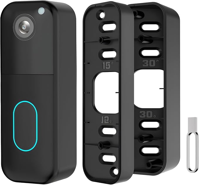 All-New Blink Doorbell Corner Mount, No-Drill Mounting Bracket Adjustable Angle by Hibezos