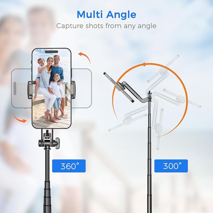 Selfie Stick Travel Tripod for Cell Phone - Image 4