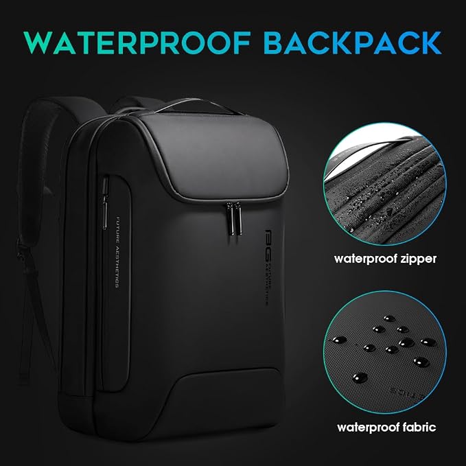 BANGE Men's Anti-Theft Backpack, Waterproof Fashion Travel Backpacks, High Tech - Image 6