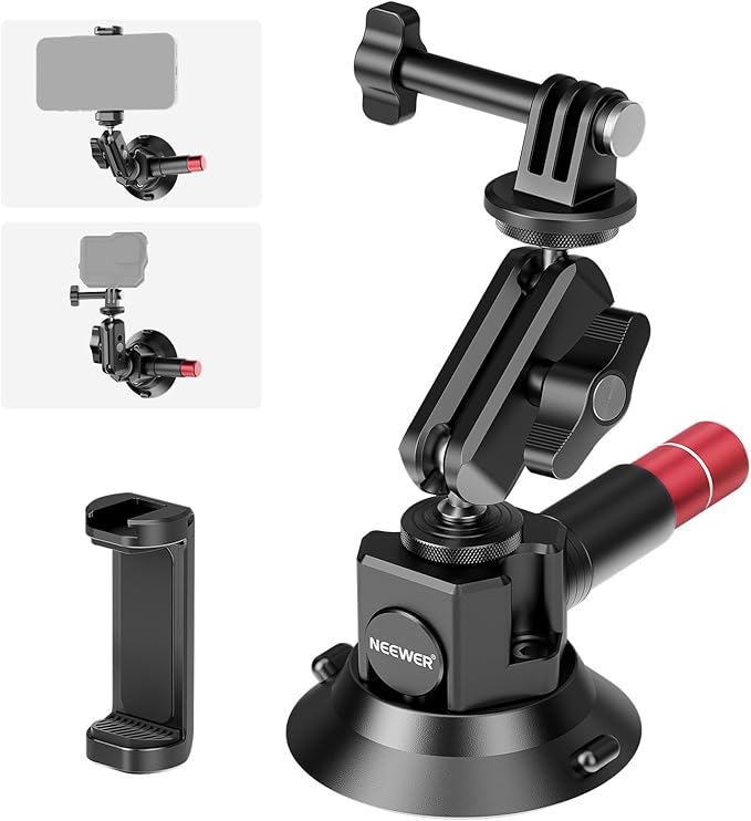Neewer 3" Suction Cup Camera Mount Bracket by Neewer