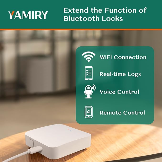 Yamiry WiFi Gateway for YR01 YR05 Smart Lock - Image 2