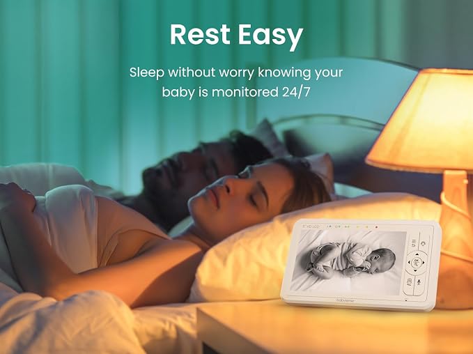 Babysense HDS2 5” HD Non-WiFi Baby Monitor Bundle - Image 5