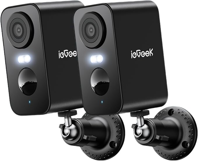 ieGeek Security Cameras Wireless Outdoor 2-Pack, 2K WiFi Surveillance Camera by ieGeek