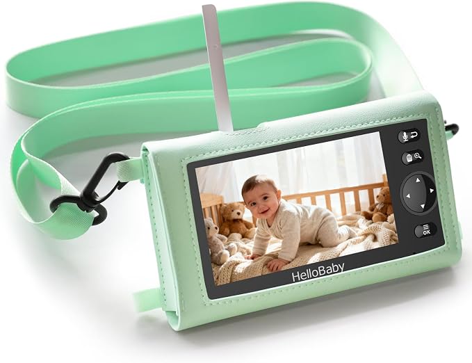 HelloBaby 5" Green Baby Monitor Case by HelloBaby