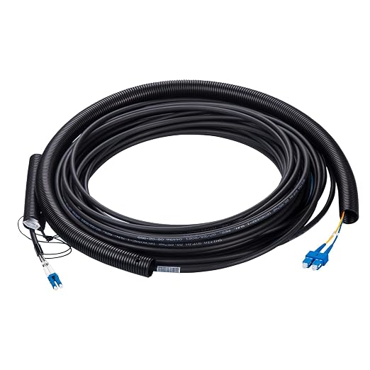10Gtek Base Station Optical Cable Assembly, SC to LC, 66 ft/20 m by 10Gtek