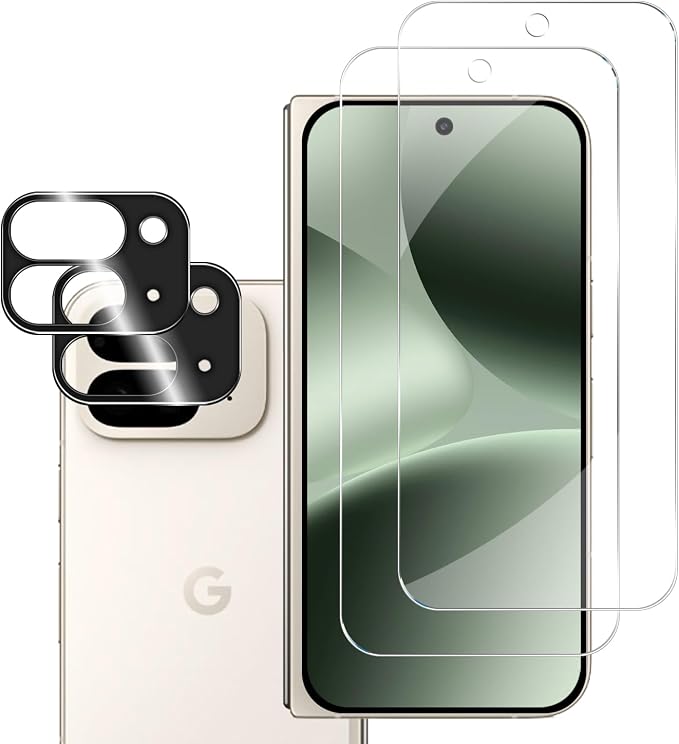 BIGFACE for Pixel 10 Pro Fold Tempered Glass Screen Protector + Camera Lens by Wehaveaprofessionalteam