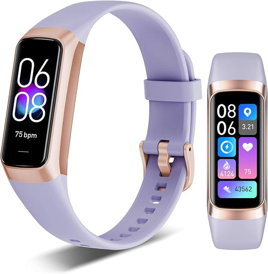 Fitness Tracker, 24/7 Heart Rate Blood Oxygen Blood Pressure Body Temp Monitor by Unknown