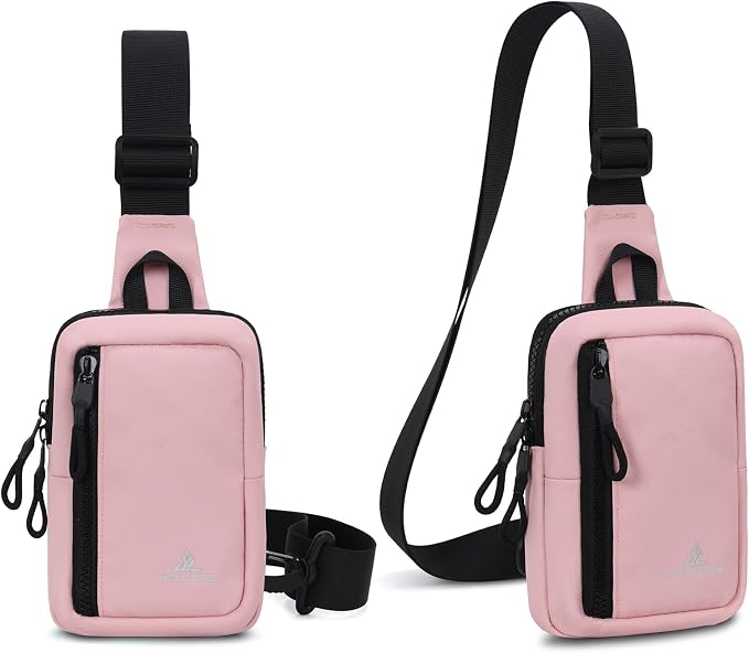 Peicees Small Crossbody Bag for Men Women Mini Sling Bag Travel Running Phone - Image 8