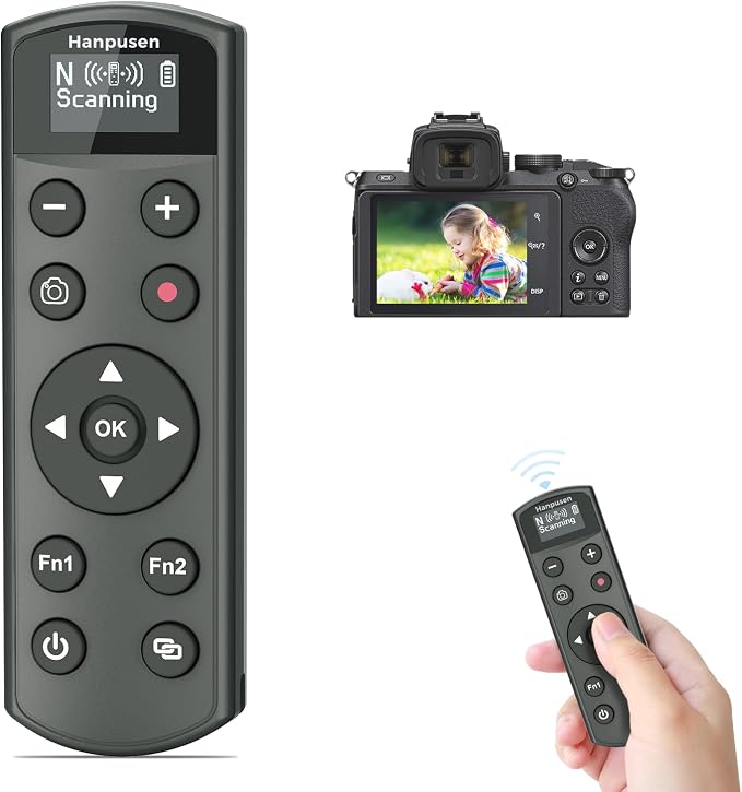 for Nikon Rechargeable Shutter Release, Wireless Camera Remote Control by HANPUSEN