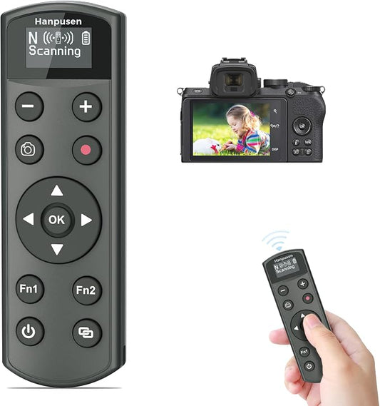 for Nikon Rechargeable Shutter Release, Wireless Camera Remote Control by HANPUSEN
