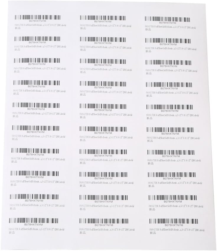 [500Sheet, 15000 Labels] Address Labels 1" x 2-5/8" Sticker Paper for Laser/Ink Jet Printer Mailing Label 8.5"×11" White 30 per Sheet