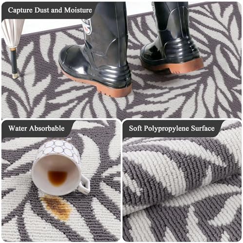 Ileading Indoor Door Mat 3x5ft, Absorbent Muddy Mats - Image 4