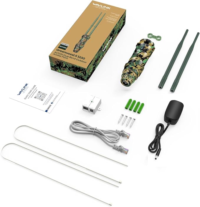 WAVLINK AC1200 Outdoor Long Range Wi-Fi Extender, Dual Band Outdoor Access Point - Image 9