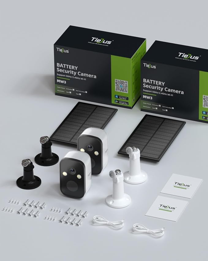 2K 5G Solar Security Cameras Wireless Outdoor 2-Pack, Wireless Cameras - Image 9