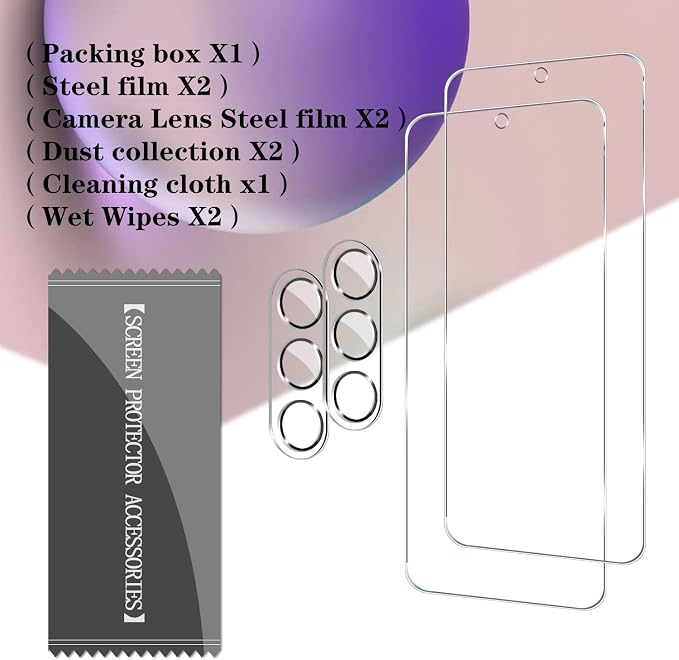 BIGFACE Galaxy A54 Tempered Glass Screen Protector + Camera Lens Protector - Image 7