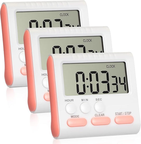 Mudder 3 Pack Digital Kitchen Timer by Mudder