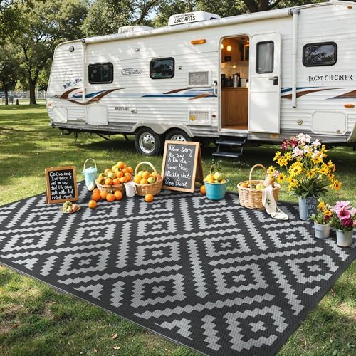 GENIMO Outdoor Rug, Waterproof Plastic Rugs - Image 3