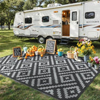 GENIMO Outdoor Rug, Waterproof Plastic Rugs - Image 3