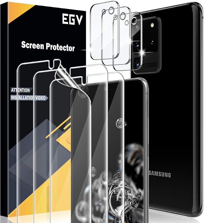 EGV for 2pcs Flexible TPU Screen Protector, Positioning Tool, Support by WelcometoEGV