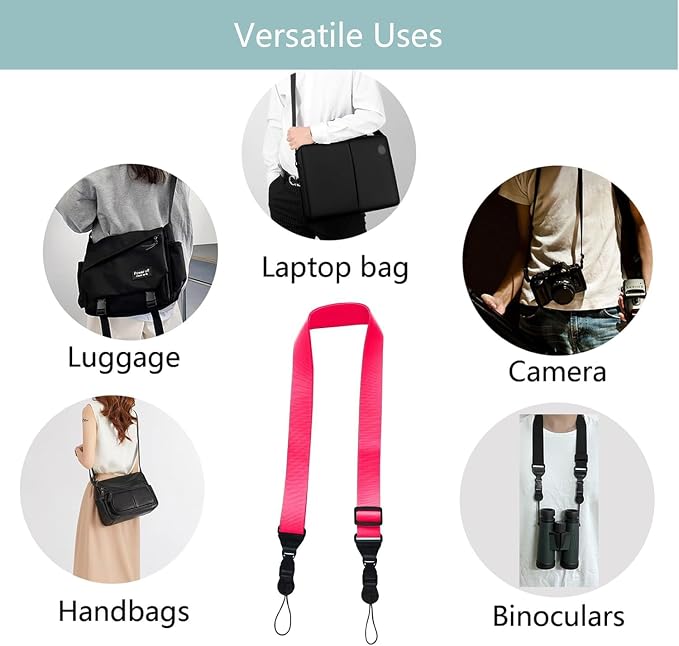 3 Pack Adjustable Shoulder Strap:Comfortable - Image 5