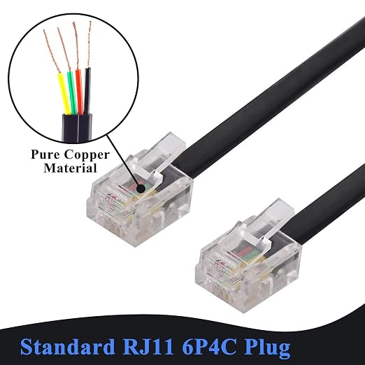 Phone Cord 15FT, Landline Telephone Cable - Image 2