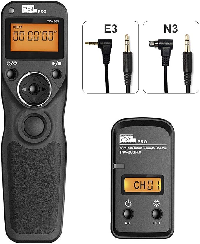 Remote Shutter Compatible for Canon, PIXEL Wireless Shutter Release Timer by Pixel