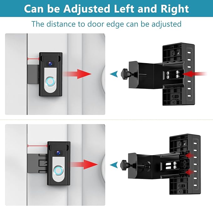 KIMILAR 2024 Upgrade Anti-Theft Video Doorbell Mount, Not Block Doorbell Motion - Image 5