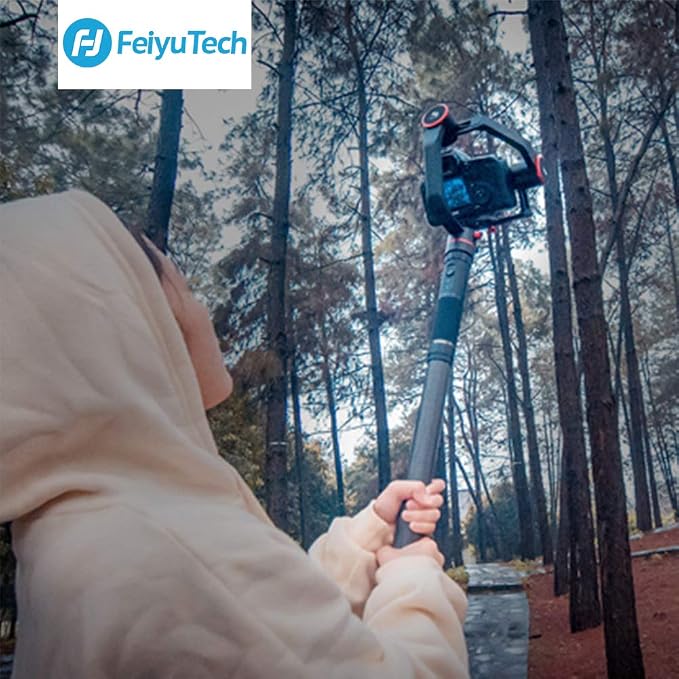 FeiyuTech 10.8" Carbon Fiber Extension Pole – Lightweight, Durable - Image 4
