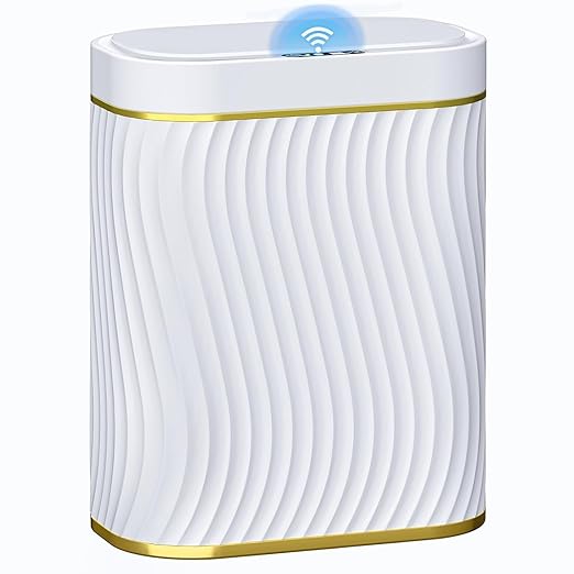 steo spce Automatic Motion Sensor Bathroom Small Trash Can by steo+spce