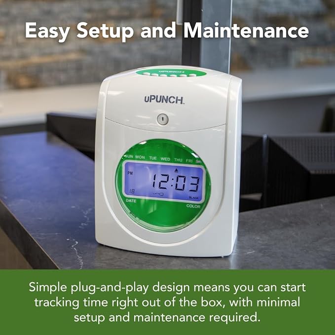 uPunch JC1500 Starter Time Clock Bundle - Image 5