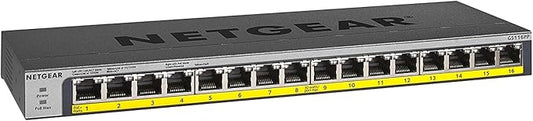 NETGEAR 16-Port Gigabit Ethernet Unmanaged PoE Switch - by NETGEAR