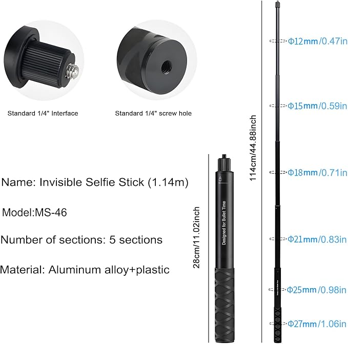Golf Monopod Phone Stand with Ground Spike, Magnetic Phone Holder - Image 7