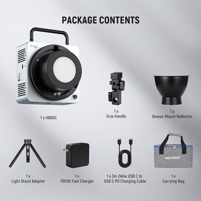 NEEWER 80W RGBWW LED Video Light - Image 9