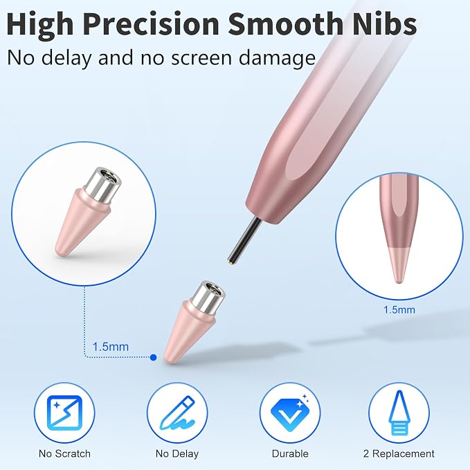 Stylus Pen for iOS&Android Touch Screens, Active Pencil for Samsung, Smart - Image 8