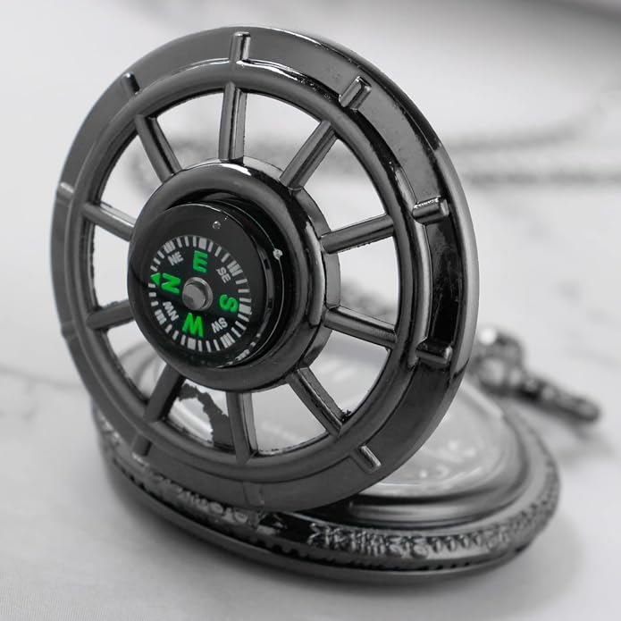 Men's Pocket Watch, Arabic Digital Dial Pocket Watches - Image 5