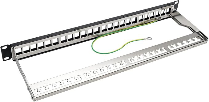 Tripp Lite 24-Port 1U Shielded Blank Cutouts Patch Panel, Rackmount - Image 4