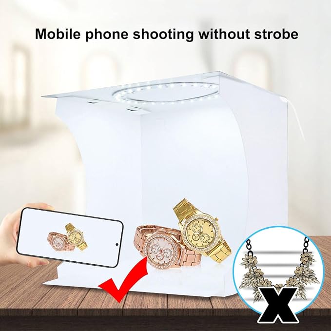 Photo Light Box 10" Portable Folding Photography Light Tent kit - Image 8
