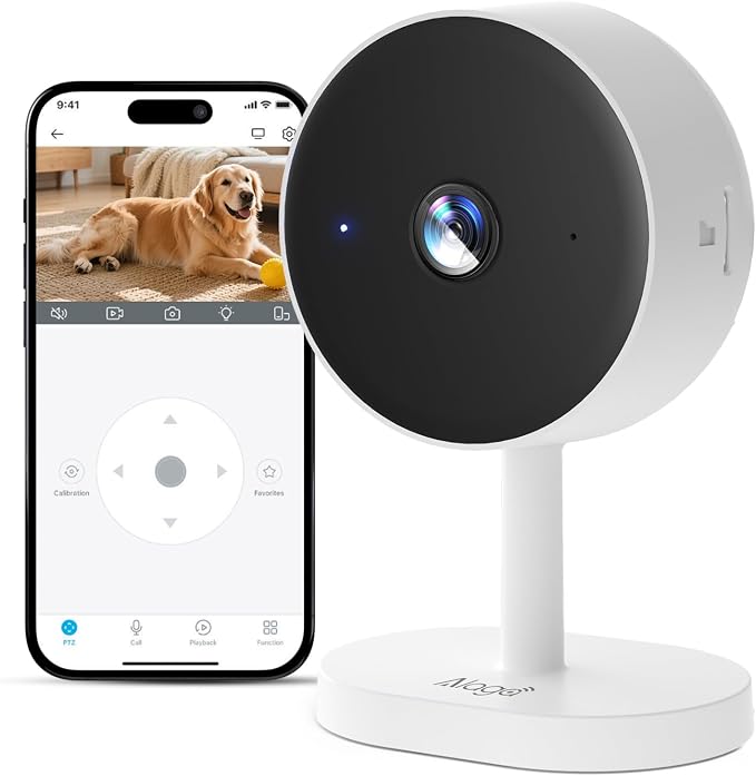 2K Indoor Security Camera for Bedroom, Pet/Dog/Baby Camera by Alagabrandflagship