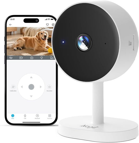 2K Indoor Security Camera for Bedroom, Pet/Dog/Baby Camera by Alagabrandflagship