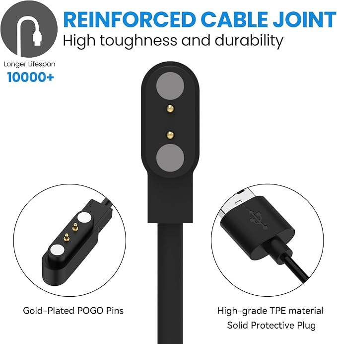 VeryFit Smartwatch Charger for IDW13/IDW16/IDW19/IDW25/IDW26/IDW28/ID208 - Image 3