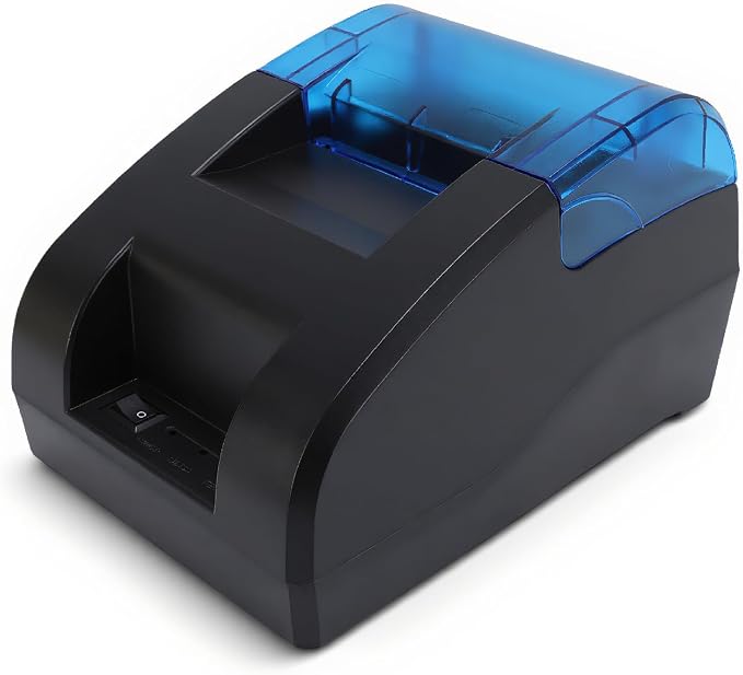 Portable Thermal Receipt Printer, 58mm USB Bluetooth Receipt Printer, ESC POS by Heayzoki