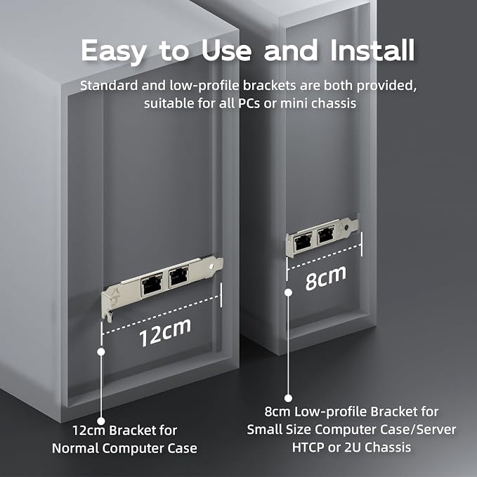 Dual PCIe X1 2.5GBase-T Network Adapter - Image 5