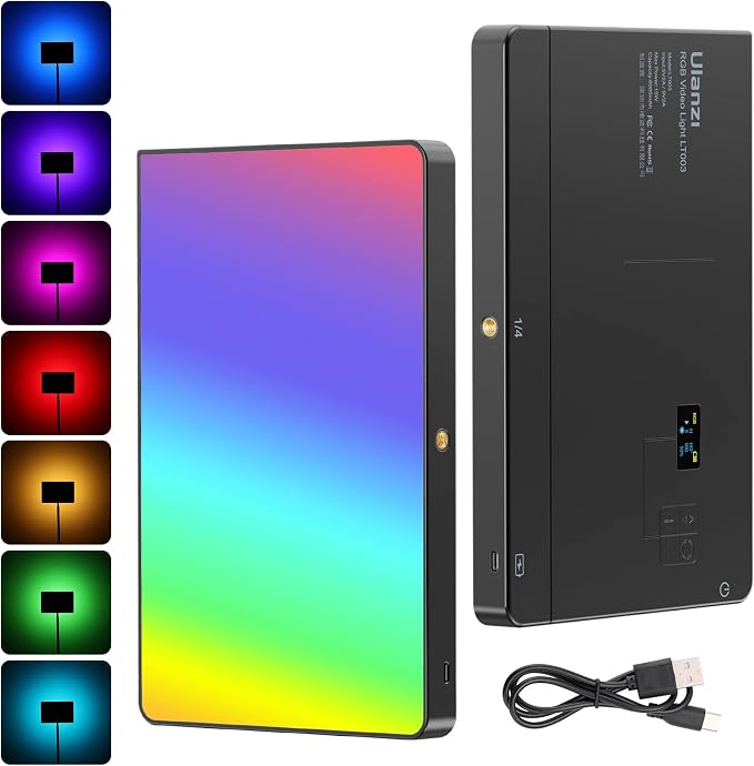 ULANZI LT003 RGB Video Light, 15W Portable LED Panel by ulanzi