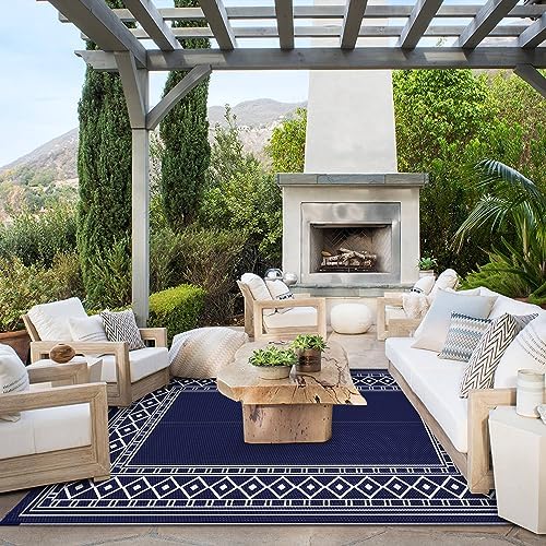 GENIMO Outdoor Rug, Waterproof Plastic Rugs - Image 2